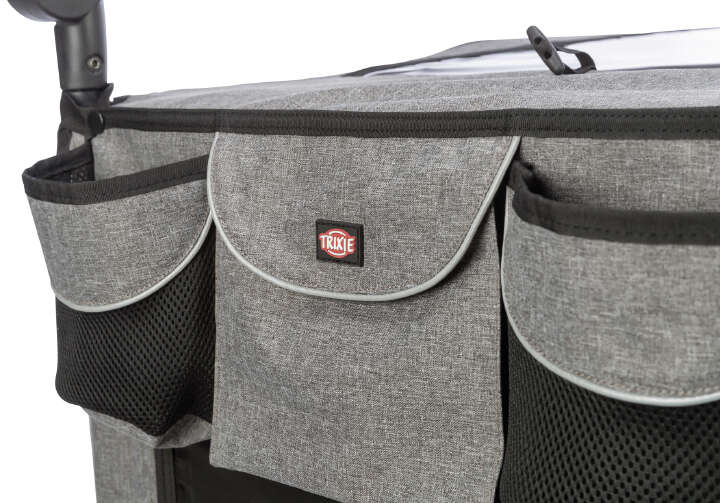 TRIXIE Fahrradanhänger mit Rampe